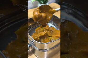 Lunch Recipe: Ghee Rice n Chicken kulambu | fruit n snacks #shortsfeed #lunchideas #lunchbox