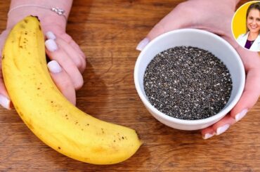REPLACE BREAD, Mix BANANA and CHIA! No Gluten, Milk or Egg - High Fiber & Anti-inflammatory