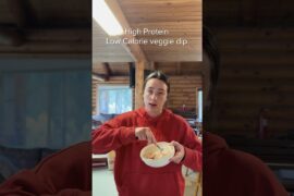 High protein low calorie veggie dip #food #healthy #protein