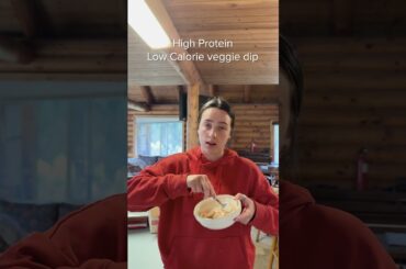 High protein low calorie veggie dip #food #healthy #protein