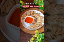 Healthy Veg Momos Recipe | No Maida Momos at Home | Steamed Dumplings Without Oil | Easy & Tasty
