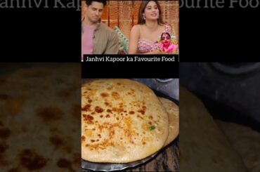 Janhvi Kapoor's Favourite Food Recipe HEALTHY Paneer Paratha Hack Ft. Sidharth Malhotra #shorts