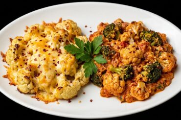2 Easy Baked Cauliflower Recipes | Healthy Oven Cauliflower Dishes