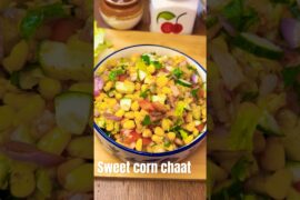 Sweet Corn Chaat Recipe | Healthy High Protein Snack | Weight Loss Snack | Easy Corn Chaat at home