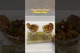 Easy & Healthy Chaat Recipe under 5 min #bhelpurichaat #weightloss #ytshorts #fyp #trending #shorts