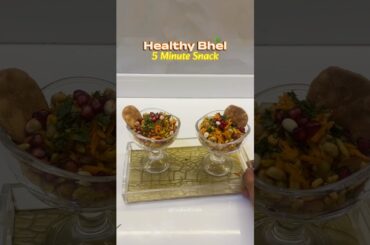 Easy & Healthy Chaat Recipe under 5 min #bhelpurichaat #weightloss #ytshorts #fyp #trending #shorts