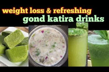 Summer healthy Weight Loss Drink || Gond Katira Detox Drink || Burn Fat & Stay Hydrated