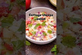 Cottage cheese salad!“High Protein Cottage Cheese Salad for Weight Loss”! #shorts #reels #shortvideo