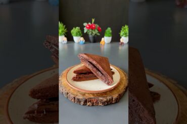 Chocolate toast recipe #shorts #recipe #chocolate #toast #sandwich