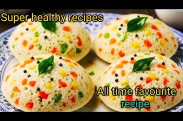 Instant healthy breakfast recipes Indian | Easy and Tasty recipe without Curd | No Oil recipe