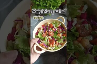 Weight Loss salad | What I Eat in a Day | #pcos #pcosweightloss #whatieatinaday #pcosdiet #protein
