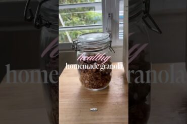 I stopped buying granola and started making THIS instead?? #healthymeals #healthyrecipes #nutrtion