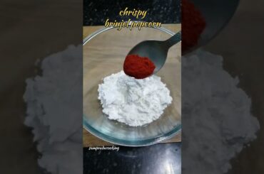 Tasty brinjol popcorn fry #sampradacooking #shorts #snacks