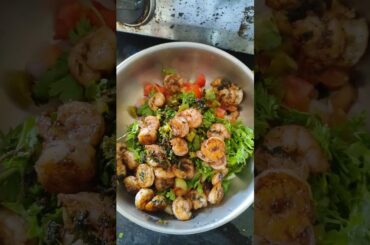 prawns salad #weightlossrecipe #food #healthy #weightlosschallenge #foodie #cooking