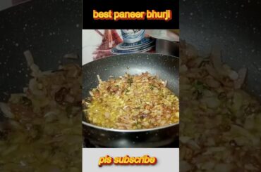 Dhaba Style Paneer Bhurji Recipe | 10 Minute High Protein Dinner #shorts