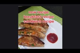 Easy breakfast recipe, kids lunch box recipe, easy recipe, healthy sandwich recipe