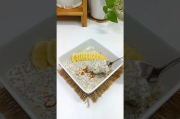 Healthy & protein rich instant oats breakfast idea #shorts
