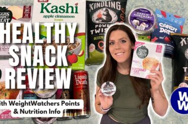 Healthy Snack Review | Trying New Healthy Low Point Foods | WeightWatchers Points, Calories & Macros