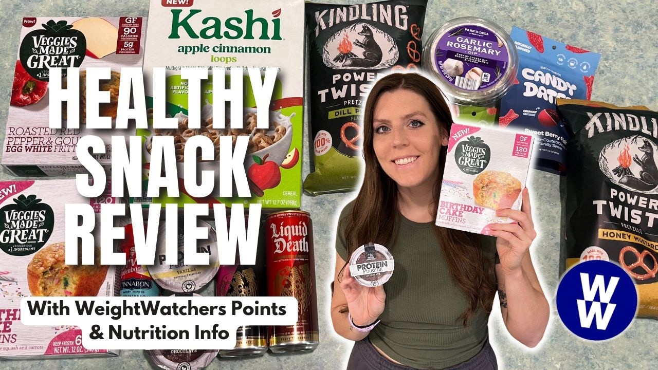 Healthy Snack Review | Trying New Healthy Low Point Foods | WeightWatchers Points, Calories & Macros Healthy Snack Review | Trying New Healthy Low Point Foods | WeightWatchers Points, Calories & Macros