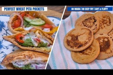 Stop Buying Store-Pita! Make These Soft Pockets with Just Wheat Flour |Healthy Switch Ep-6