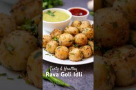 Instant Suji Mini Idli Recipe | Goli Idli | Healthy Tiffin Snack in Minutes