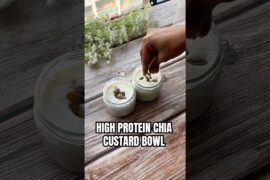 High Protein Chia Custard Bowl| #highprotein #chiapudding #healthyrecipes #weightlossbreakfast