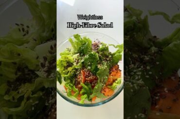 High Fiber Flexseed Salad for Wait loss !!#weightloss #healthy #salad #glutenfree #recipe #shorts