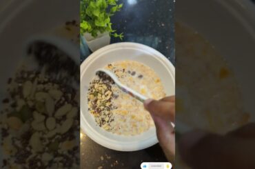 Healthy breakfast museli #healthyfitbyte#healthybreakfastrecipe #bachelorrecipe#weightlossrecipe