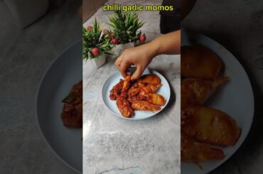 chilli garlic momos #recipe #shorts #reels #trending