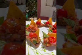 Tomato Bruschetta | sourdough bruschetta | Bruschetta Recipe #breakfast #healthy