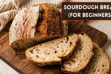 Sourdough Bread Recipe With Only 4 Ingredients #breadrecipe