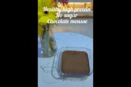 Healthy high protein chocolate mousse #highprotein#WeightLossRecipes#HealthyRecipes#FoodShorts