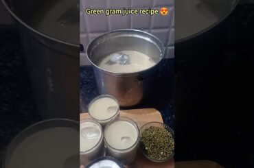 Healthy Green Gram Juice | Protein-Rich Morning Drink | Weight Loss Recipe