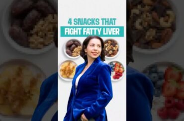 4 Best Snacks for Fatty Liver Support | Easy Liver Friendly Foods #fattyliver #liverfat