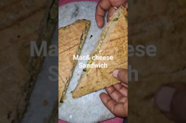 Home Made Bread Mac& CHEESE Sandwich