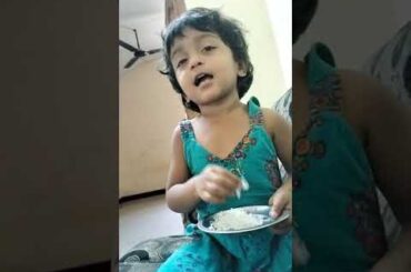 Rachithaa eats idiyappam