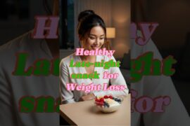 Healthy Late-night snack Ideas for Weight Loss Success #latenightsnacks #weightloss  #eatclean