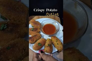 Potato and Carrot Cutlet Recipe | Crispy Veg Cutlet at Home #youtubeshorts