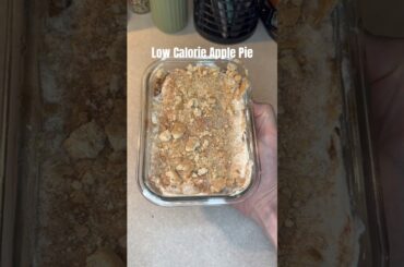 Low calorie apple pie