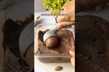 No Sugar No Cream No Banana No Jaggery Ice Cream | Healthiest Chocolate Ice Cream #shorts #viral