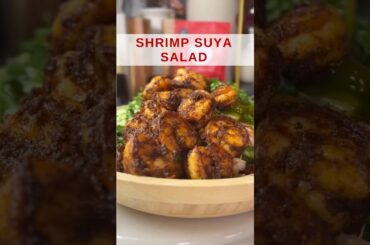 Shrimp Suya Salad | Healthy Shrimp Suya Bowl