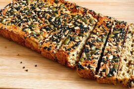 Flourless Oatmeal Bread Recipe For A Healthy Breakfast! No Butter, No Kneading!