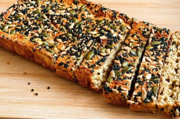 Flourless Oatmeal Bread Recipe For A Healthy Breakfast! No Butter, No Kneading!