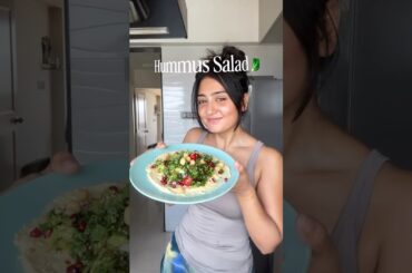 Healthy Hummus Salad #healthy #diet #green #salad