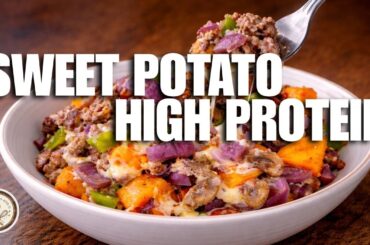 Easy High Protein Sweet Potato Bake | Healthy Dinner Recipe