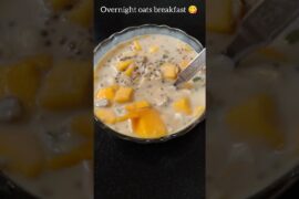 quick and healthy breakfast recipe for weightloss diet #healthtips #cooking #diethacks #oats