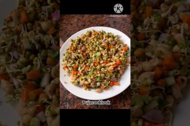 Healthy Sprouts Salad //Quick and Easy Sprouts Salad #sproutssalad