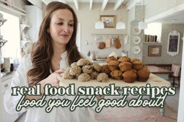5 healthy sweet snacks I make for my family on repeat! (RD approved recipes my kids love)