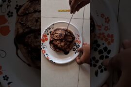 Healthy Oats Banana Pancake | No Sugar | Easy Breakfast Recipe #trendingshorts #food #viral #cooking