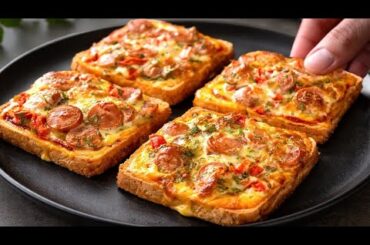 This BreakfastRecipe  Is So Easy To Make! | Easy Bread & Egg Breakfast |5 minute breakfast ideas